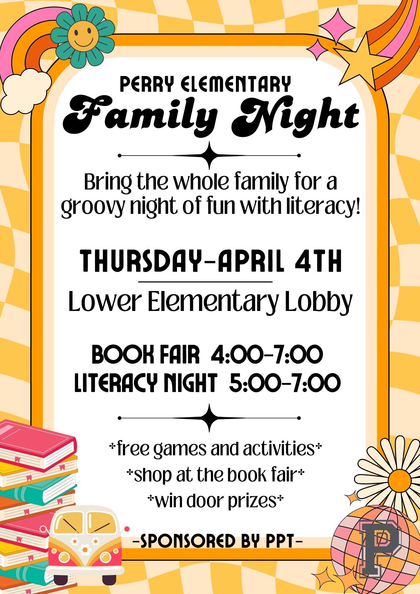Spring book fair family night April 2024